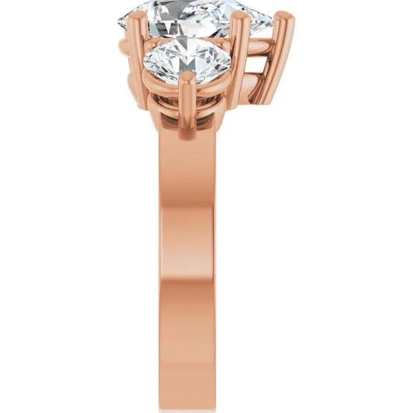 Three-Stone Engagement Ring Image 4 The Ring Austin Round Rock, TX