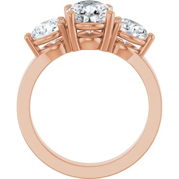 Three-Stone Engagement Ring Image 2 House of Silva Wooster, OH