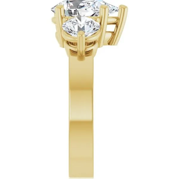 Three-Stone Engagement Ring Image 4 Paul James Jewelers Angels Camp, CA