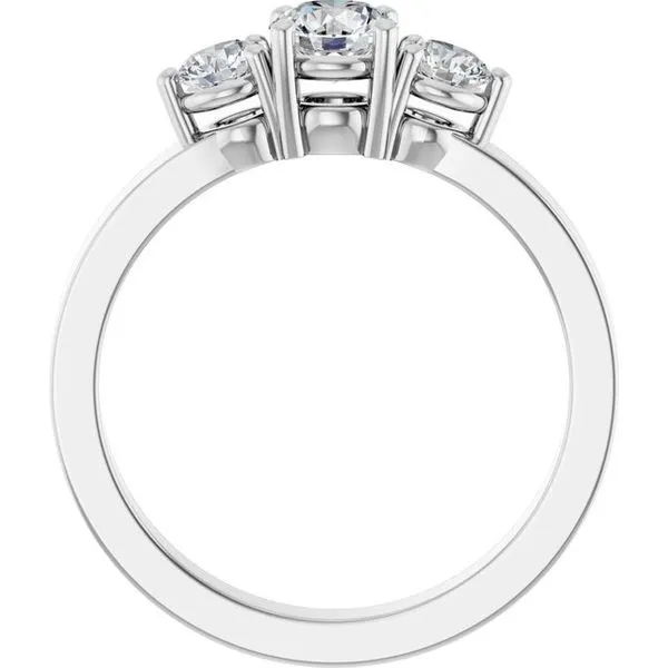 Three-Stone Engagement Ring Image 2 The Ring Austin Round Rock, TX