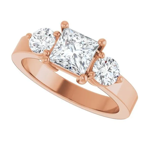 Three-Stone Engagement Ring Image 5 The Ring Austin Round Rock, TX