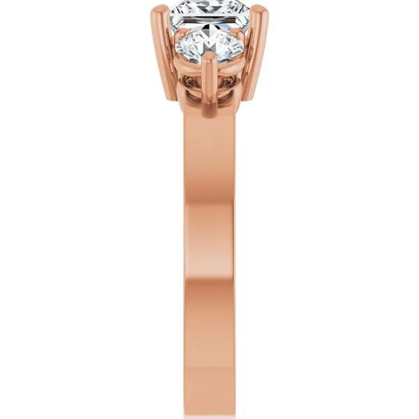 Three-Stone Engagement Ring Image 4 Northwood Jewelers Northwood, OH