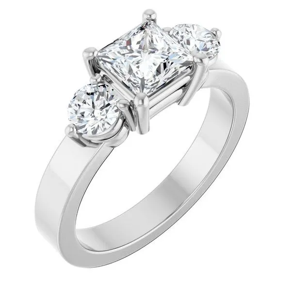 Three-Stone Engagement Ring Arezzo Jewelers Elmwood Park, IL