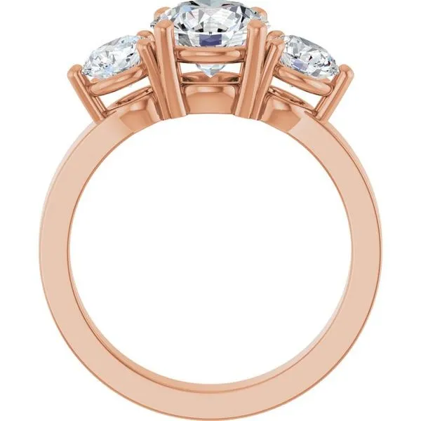 Three-Stone Engagement Ring Image 2 The Ring Austin Round Rock, TX