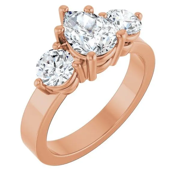 Three-Stone Engagement Ring Northwood Jewelers Northwood, OH