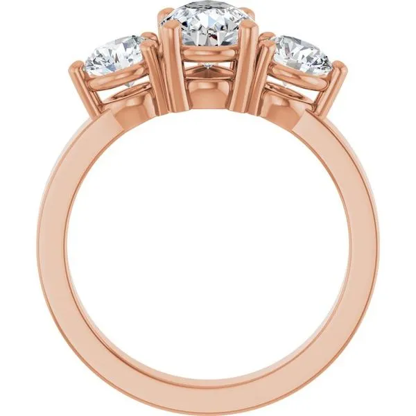 Three-Stone Engagement Ring Image 2 The Ring Austin Round Rock, TX