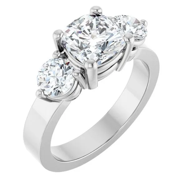 Three-Stone Engagement Ring Futer Bros Jewelers York, PA