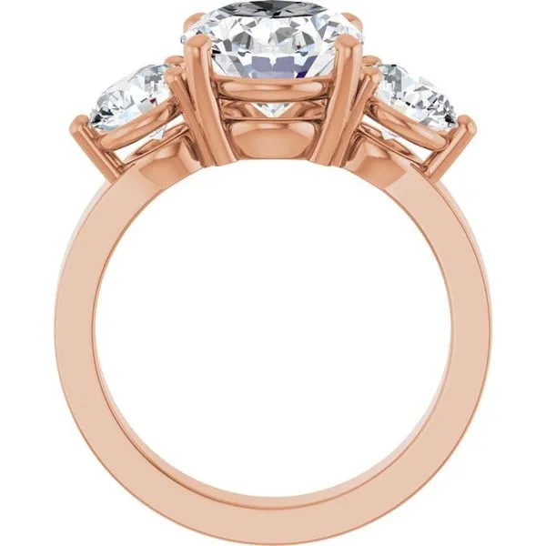 Three-Stone Engagement Ring Image 2 Northwood Jewelers Northwood, OH