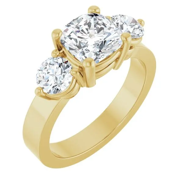 Three-Stone Engagement Ring Northwood Jewelers Northwood, OH