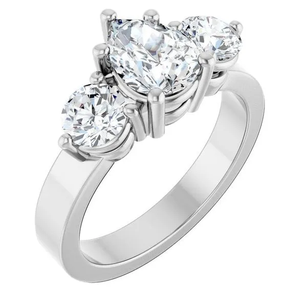 Three-Stone Engagement Ring Northwood Jewelers Northwood, OH