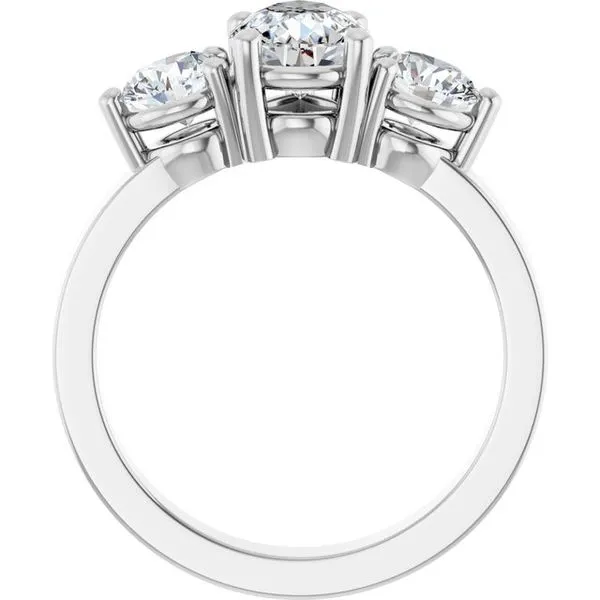 Three-Stone Engagement Ring Image 2 The Ring Austin Round Rock, TX