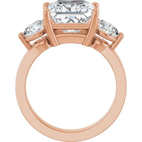 Three-Stone Engagement Ring Image 2 Clater Jewelers Louisville, KY