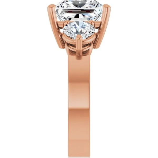 Three-Stone Engagement Ring Image 4 Jimmy Smith Jewelers Decatur, AL