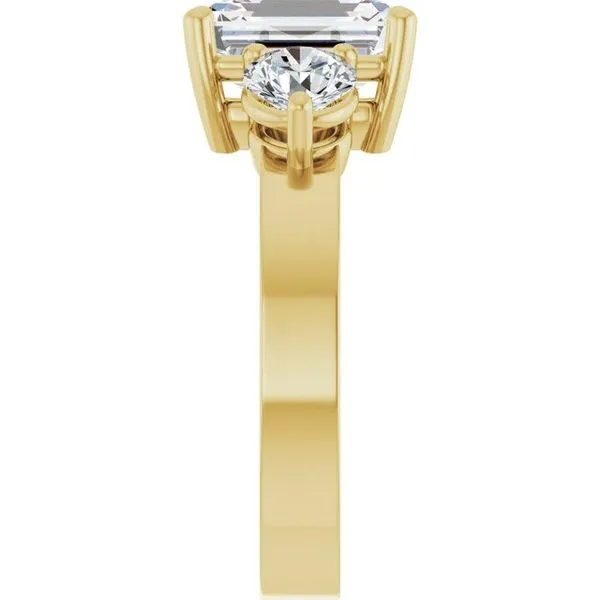 Three-Stone Engagement Ring Image 4 The Ring Austin Round Rock, TX