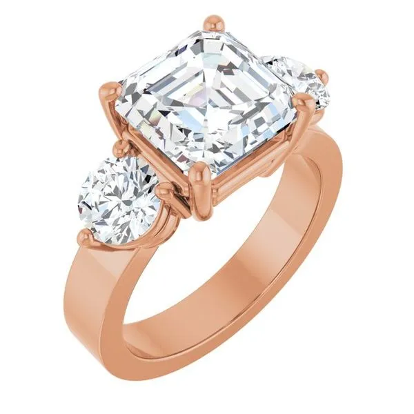 Three-Stone Engagement Ring Raleigh Diamond Fine Jewelry Raleigh, NC