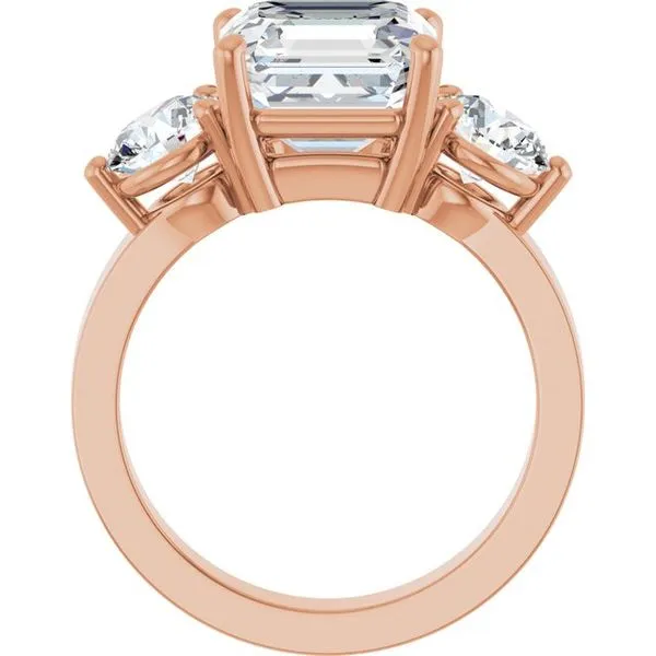 Three-Stone Engagement Ring Image 2 Austin's Fine Diamonds & Jewelry Lyndhurst, NJ