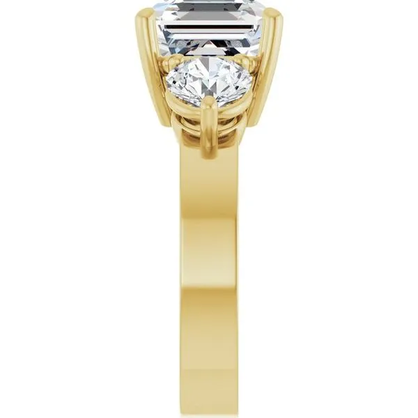 Three-Stone Engagement Ring Image 4 Futer Bros Jewelers York, PA