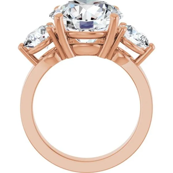 Three-Stone Engagement Ring Image 2 Northwood Jewelers Northwood, OH