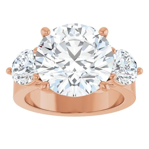 Three-Stone Engagement Ring Image 3 Clater Jewelers Louisville, KY