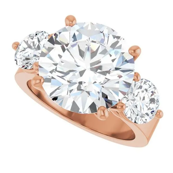 Three-Stone Engagement Ring Image 5 Clater Jewelers Louisville, KY