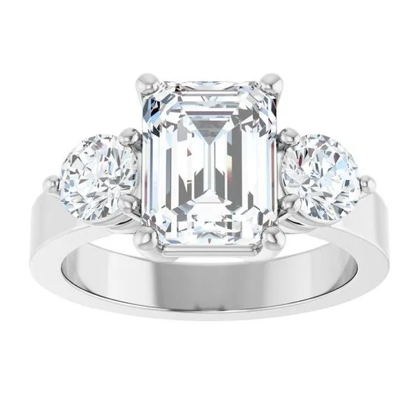 Three-Stone Engagement Ring Image 3 Rox Atlanta Jewelers Decatur, GA