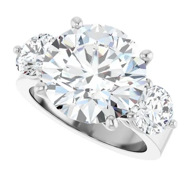 Three-Stone Engagement Ring Image 5 Northwood Jewelers Northwood, OH