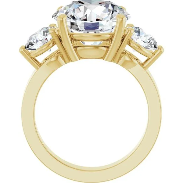 Three-Stone Engagement Ring Image 2 The Ring Austin Round Rock, TX