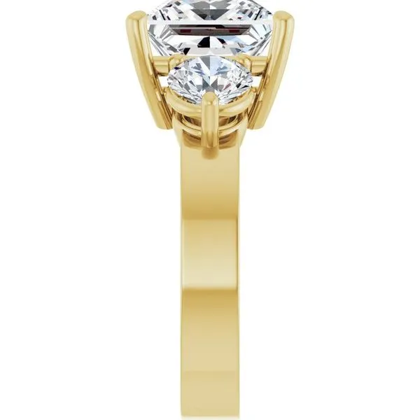 Three-Stone Engagement Ring Image 4 The Ring Austin Round Rock, TX