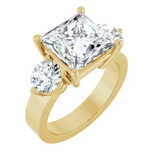 Three-Stone Engagement Ring Arezzo Jewelers Elmwood Park, IL