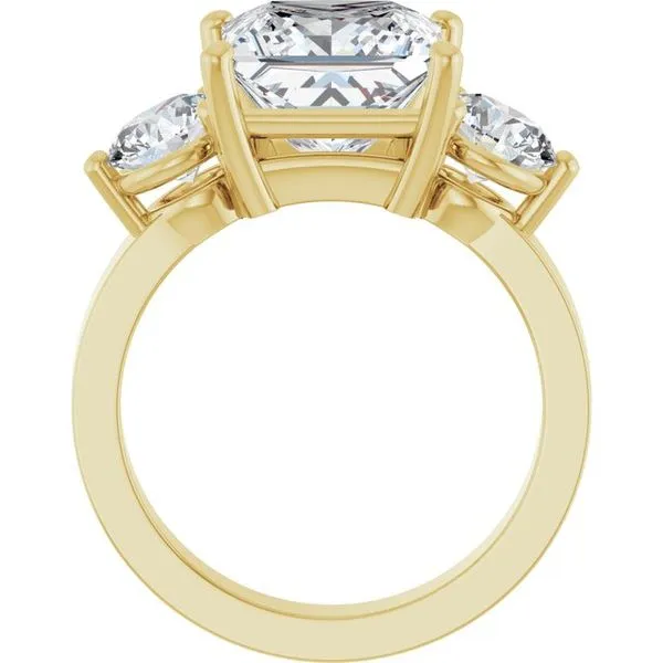 Three-Stone Engagement Ring Image 2 Arezzo Jewelers Elmwood Park, IL