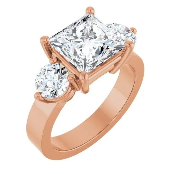 Three-Stone Engagement Ring Jimmy Smith Jewelers Decatur, AL