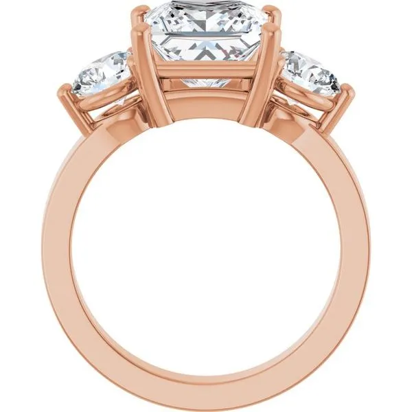 Three-Stone Engagement Ring Image 2 Clater Jewelers Louisville, KY