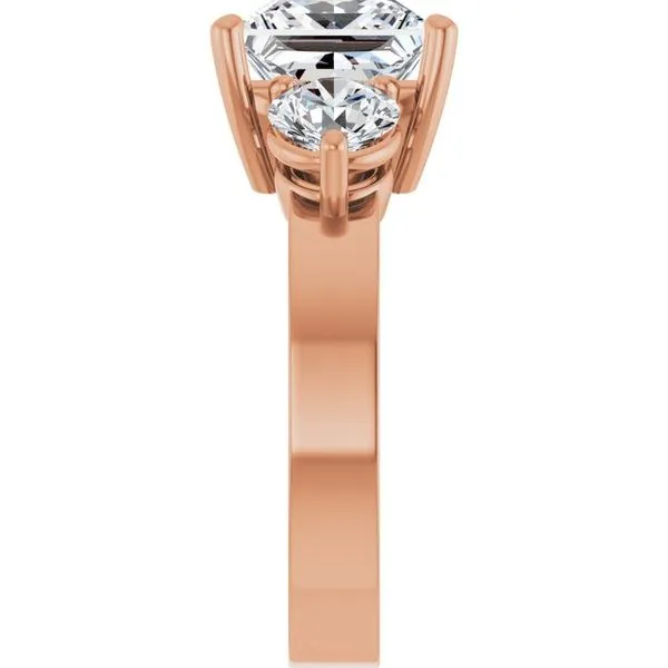 Three-Stone Engagement Ring Image 4 Clater Jewelers Louisville, KY