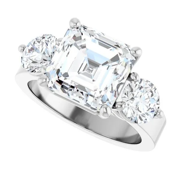 Three-Stone Engagement Ring Image 5 The Ring Austin Round Rock, TX