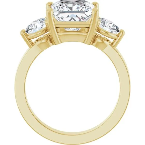 Three-Stone Engagement Ring Image 2 Northwood Jewelers Northwood, OH