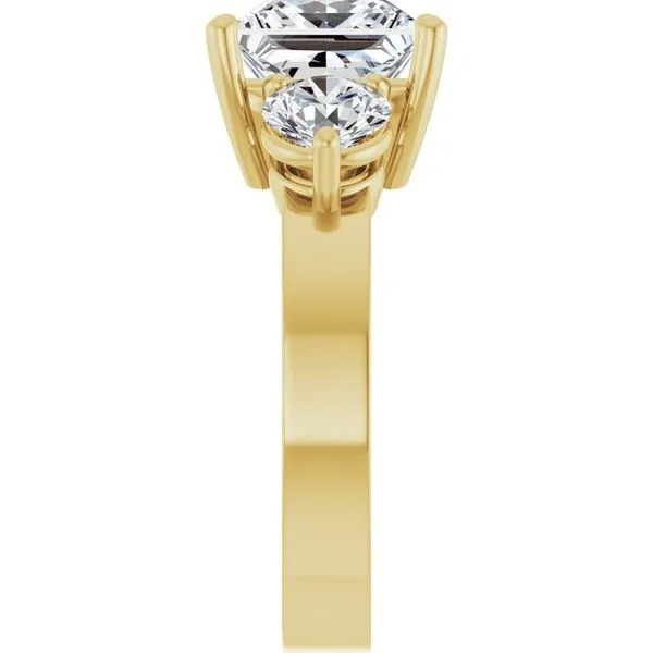 Three-Stone Engagement Ring Image 4 The Ring Austin Round Rock, TX