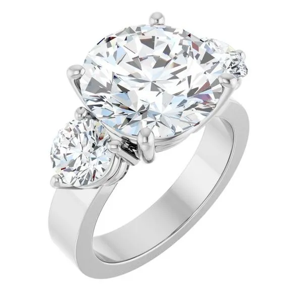 Three-Stone Engagement Ring Arezzo Jewelers Elmwood Park, IL