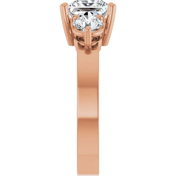 Three-Stone Engagement Ring Image 4 The Ring Austin Round Rock, TX