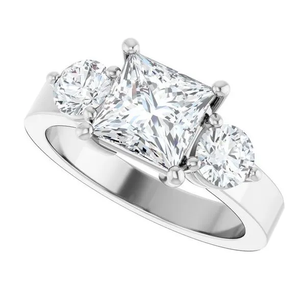 Three-Stone Engagement Ring Image 5 Shipley's Fine Jewelry Hampstead, MD