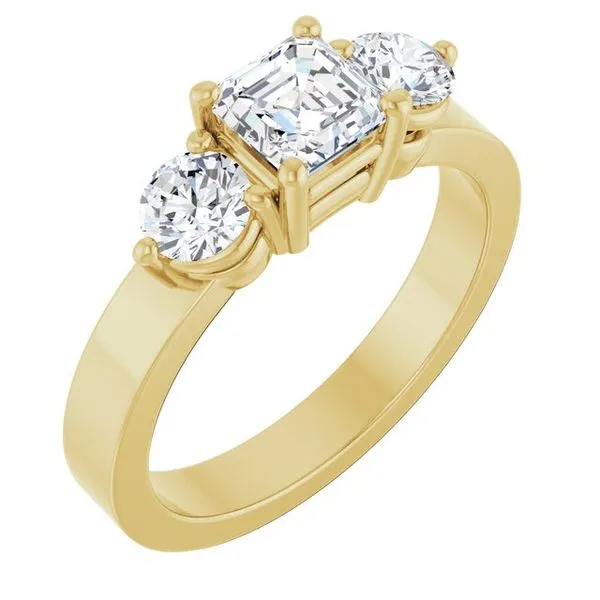 Three-Stone Engagement Ring Northwood Jewelers Northwood, OH