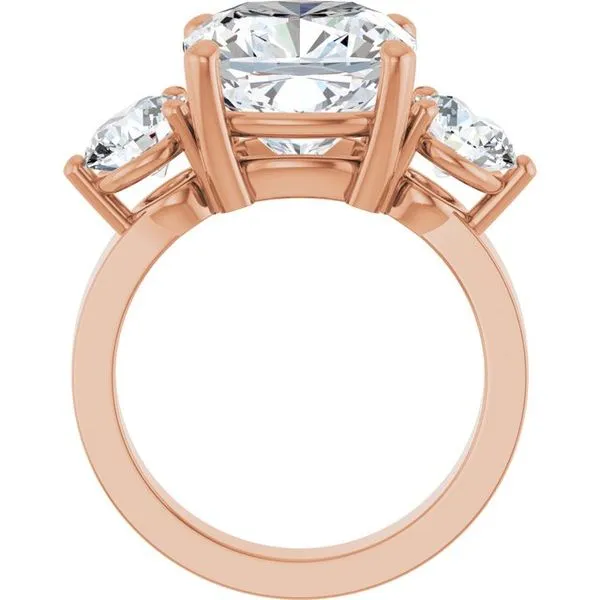 Three-Stone Engagement Ring Image 2 The Ring Austin Round Rock, TX