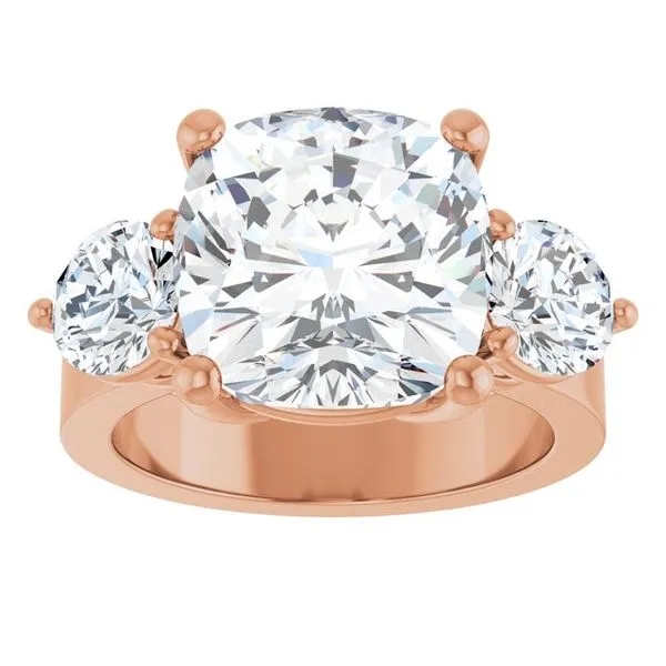 Three-Stone Engagement Ring Image 3 Paul James Jewelers Angels Camp, CA