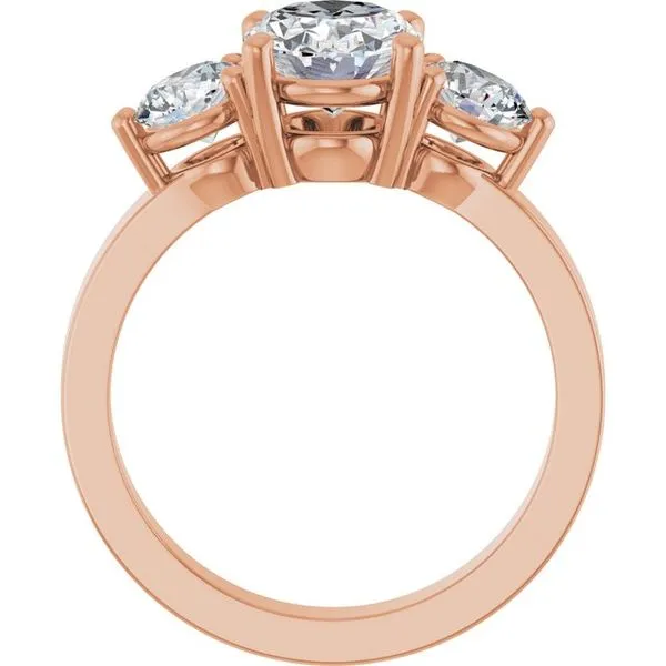 Three-Stone Engagement Ring Image 2 The Ring Austin Round Rock, TX