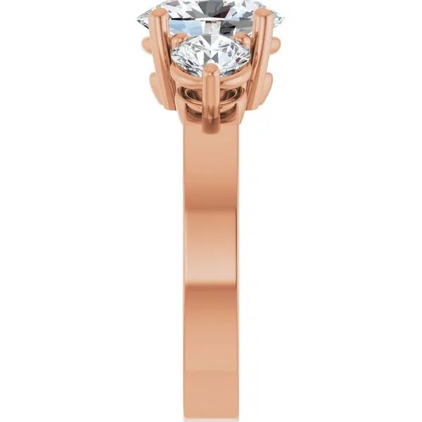 Three-Stone Engagement Ring Image 4 Clater Jewelers Louisville, KY