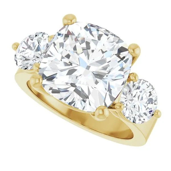 Three-Stone Engagement Ring Image 5 Northwood Jewelers Northwood, OH