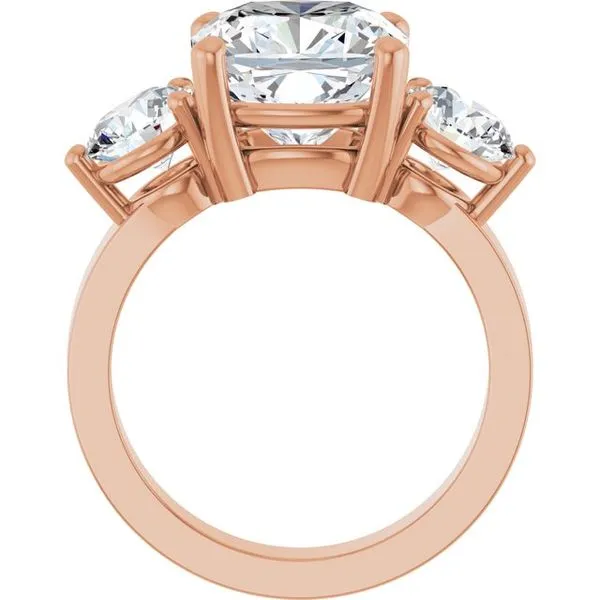 Three-Stone Engagement Ring Image 2 The Ring Austin Round Rock, TX