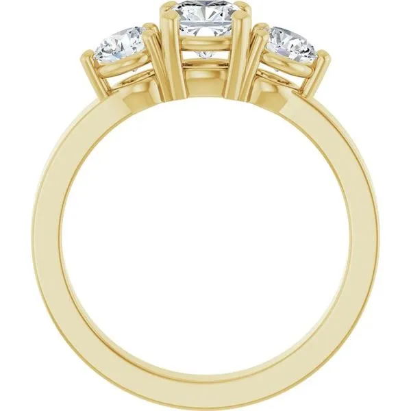 Three-Stone Engagement Ring Image 2 The Ring Austin Round Rock, TX