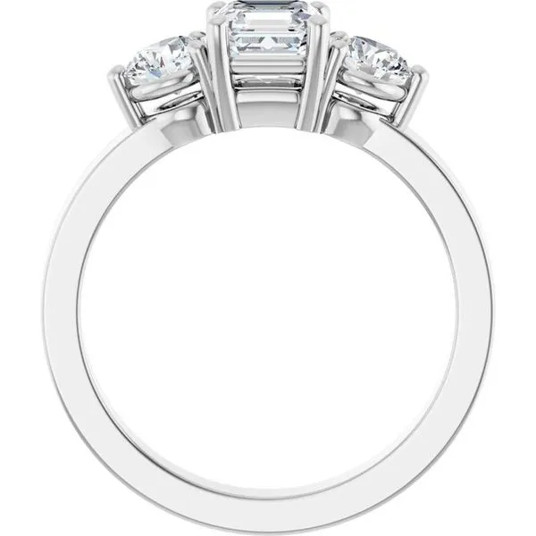 Three-Stone Engagement Ring Image 2 Clater Jewelers Louisville, KY