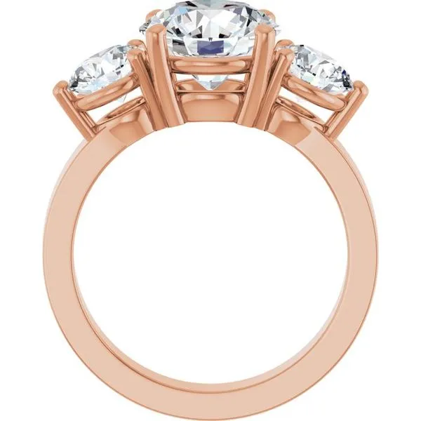 Three-Stone Engagement Ring Image 2 The Ring Austin Round Rock, TX