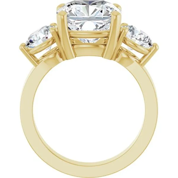 Three-Stone Engagement Ring Image 2 Northwood Jewelers Northwood, OH